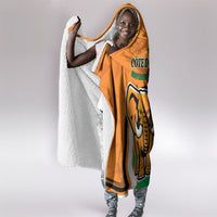 Ivory Coast August 7th 1960 Hooded Blanket Happy Independence Day