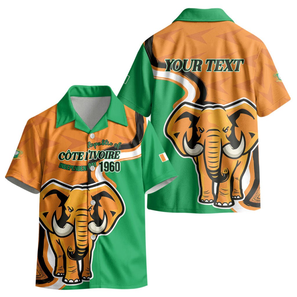 Personalised Ivory Coast August 7th 1960 Kid Hawaiian Shirt Happy Independence Day LT01