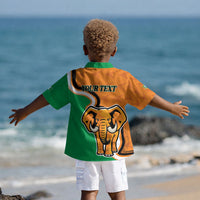 Personalised Ivory Coast August 7th 1960 Kid Hawaiian Shirt Happy Independence Day LT01