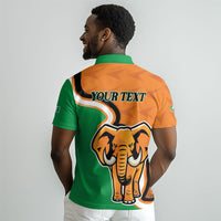Personalised Ivory Coast August 7th 1960 Polo Shirt Happy Independence Day LT01