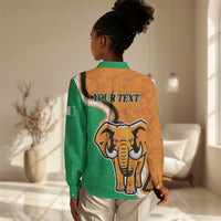 Personalised Ivory Coast August 7th 1960 Women Casual Shirt Happy Independence Day