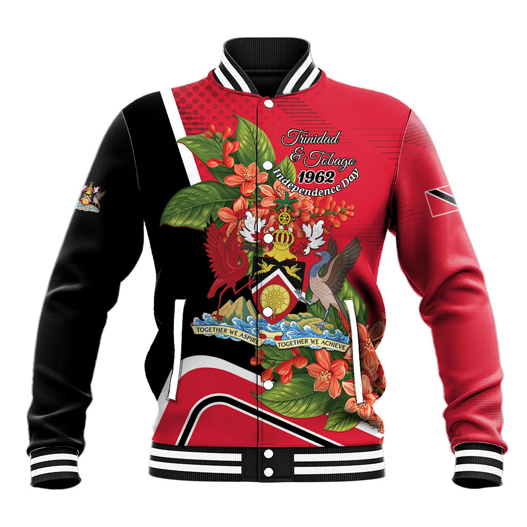 Personalised Trinidad and Tobago 1962 Baseball Jacket Happy Independence Day