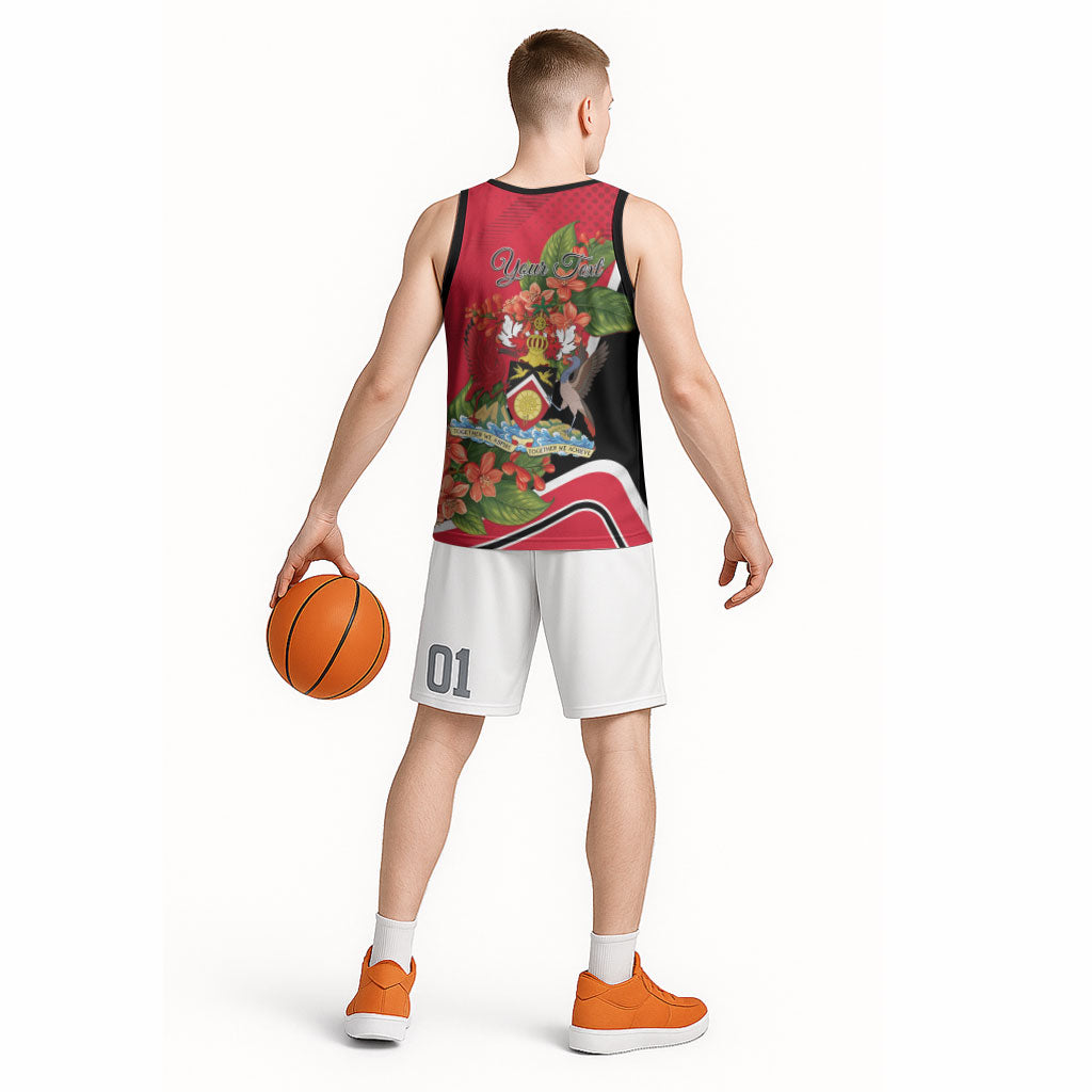 Personalised Trinidad and Tobago 1962 Basketball Jersey Happy Independence Day