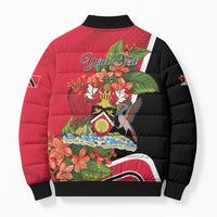 Personalised Trinidad and Tobago 1962 Bomber Puffer Jacket Happy Independence Day