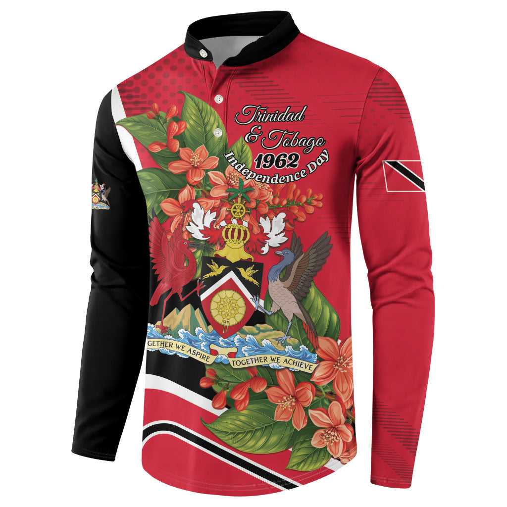 Personalised Trinidad and Tobago 1962 Button Sweatshirt Happy Independence Day