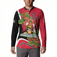 Personalised Trinidad and Tobago 1962 Button Sweatshirt Happy Independence Day