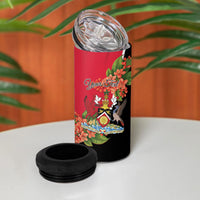 Personalised Trinidad and Tobago 1962 4 in 1 Can Cooler Tumbler Happy Independence Day