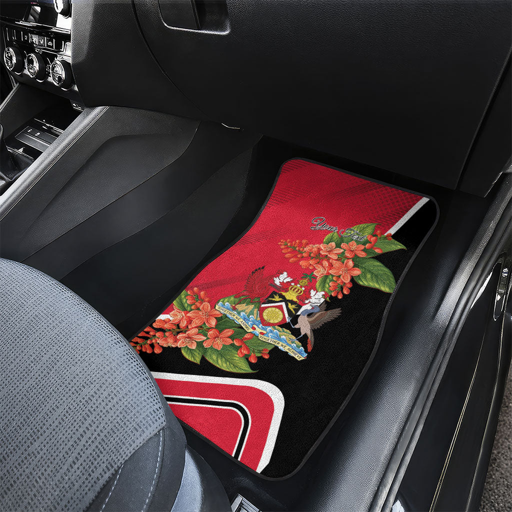 Personalised Trinidad and Tobago 1962 Car Mats Happy Independence Day