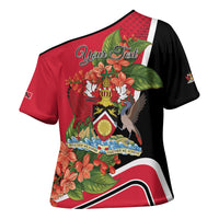 Personalised Trinidad and Tobago 1962 Cross Shoulder Shirt Happy Independence Day