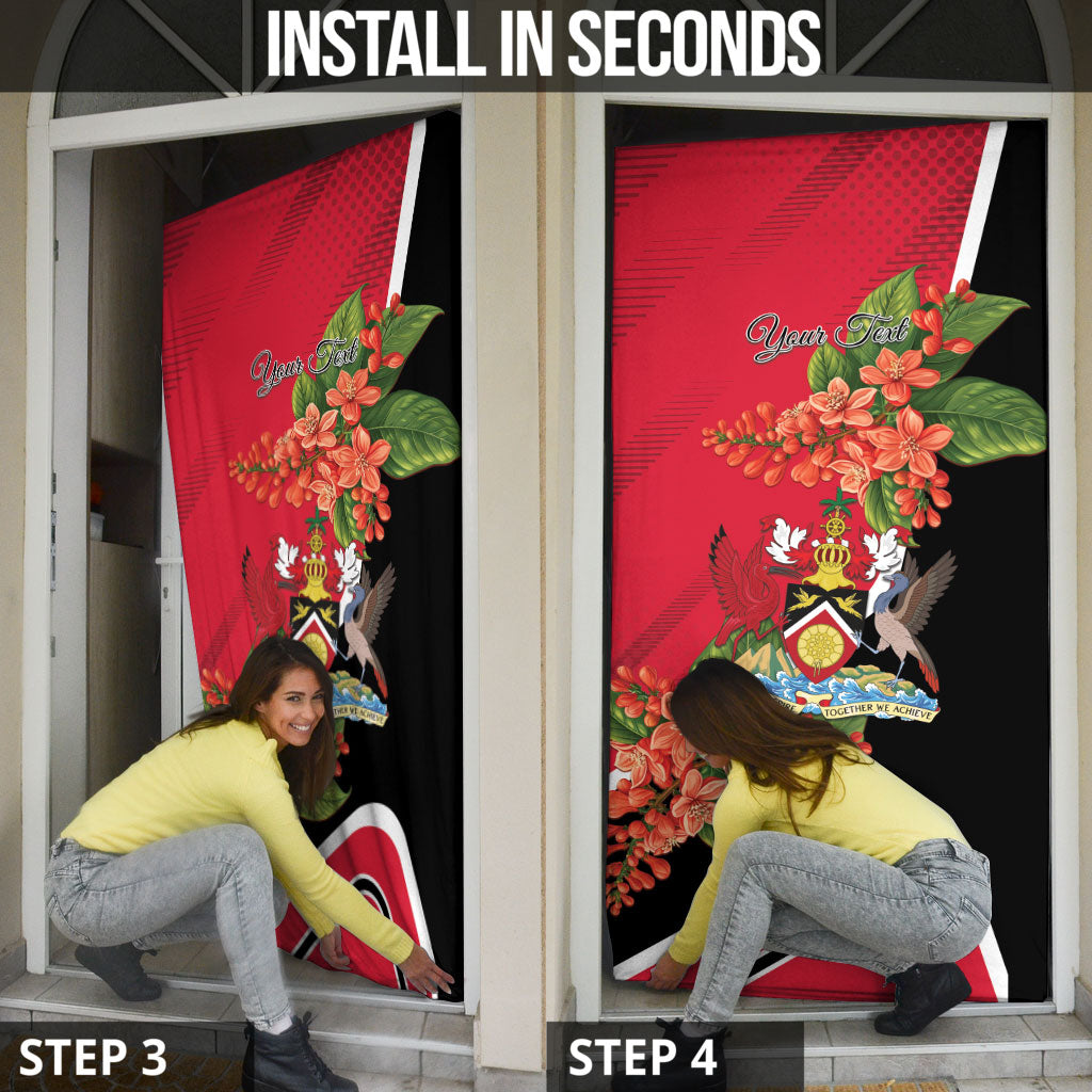 Personalised Trinidad and Tobago 1962 Door Cover Happy Independence Day
