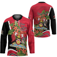 Personalised Trinidad and Tobago 1962 Hockey Jersey Happy Independence Day