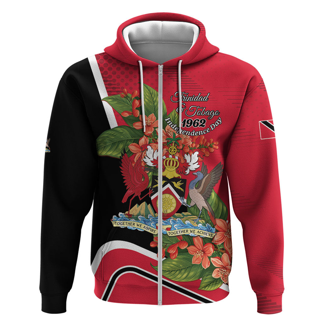 Personalised Trinidad and Tobago 1962 Hoodie Happy Independence Day