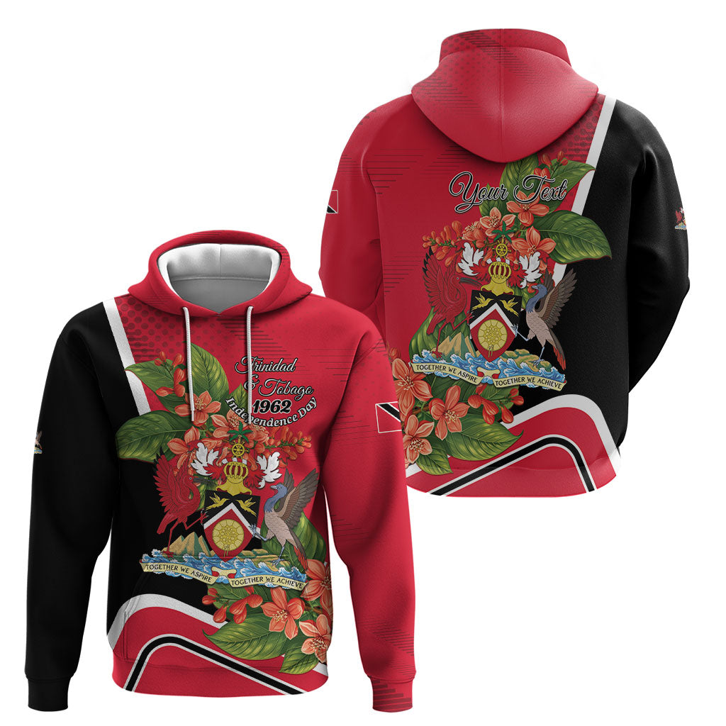 Personalised Trinidad and Tobago 1962 Hoodie Happy Independence Day
