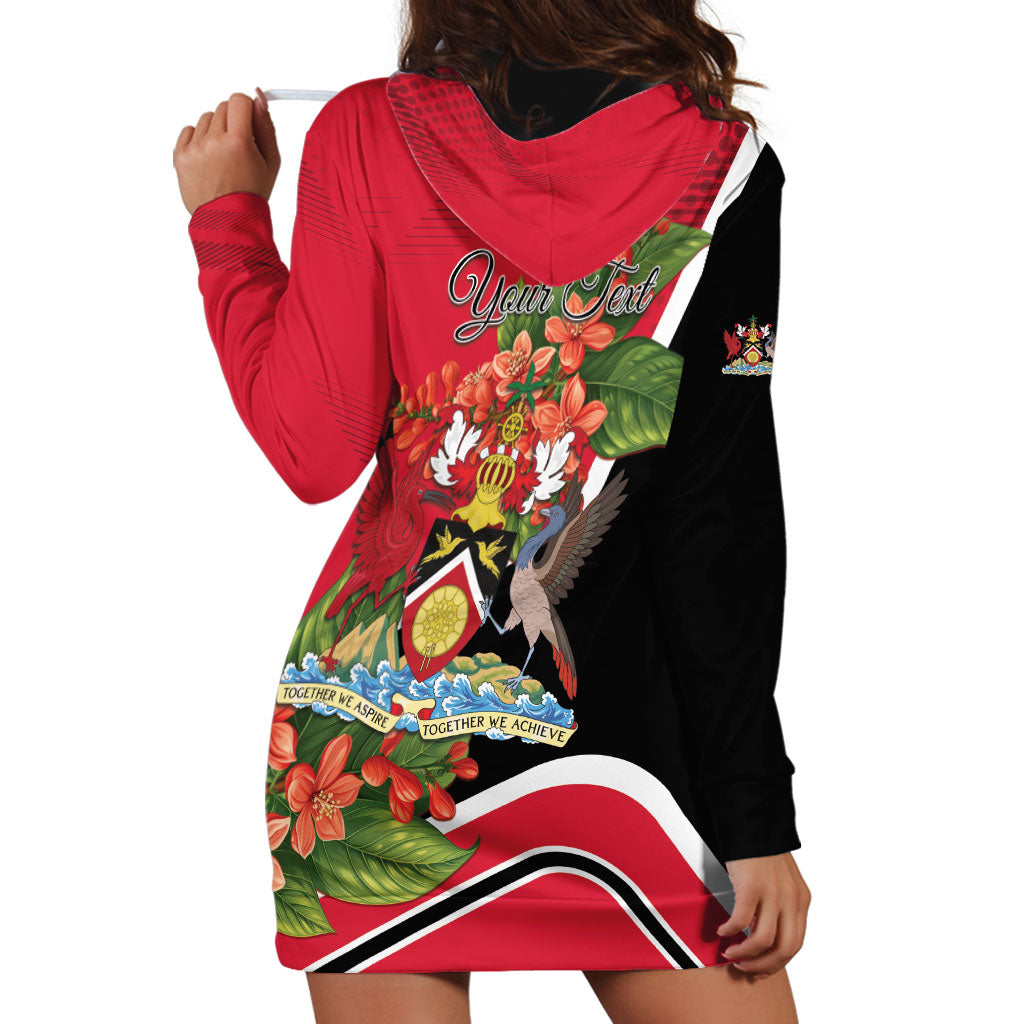Personalised Trinidad and Tobago 1962 Hoodie Dress Happy Independence Day