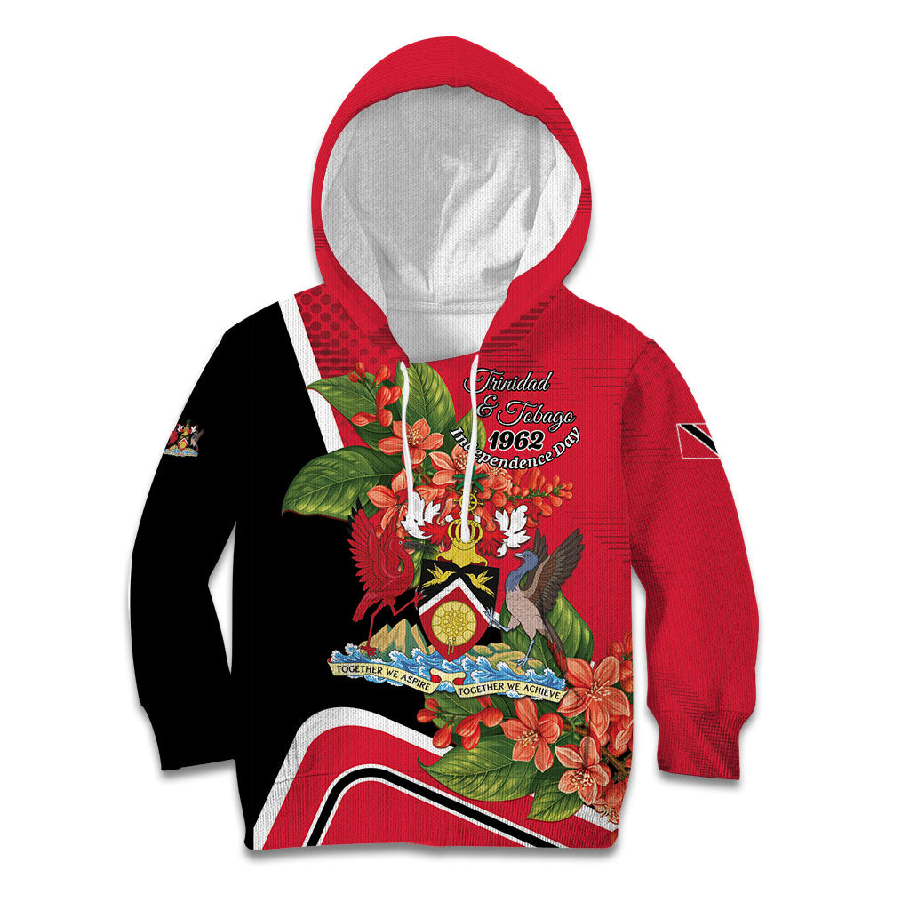 Personalised Trinidad and Tobago 1962 Kid Hoodie Happy Independence Day