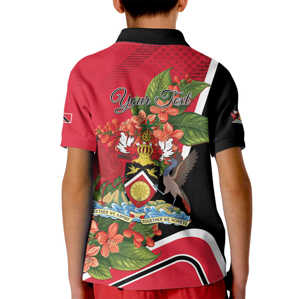 Personalised Trinidad and Tobago 1962 Kid Polo Shirt Happy Independence Day