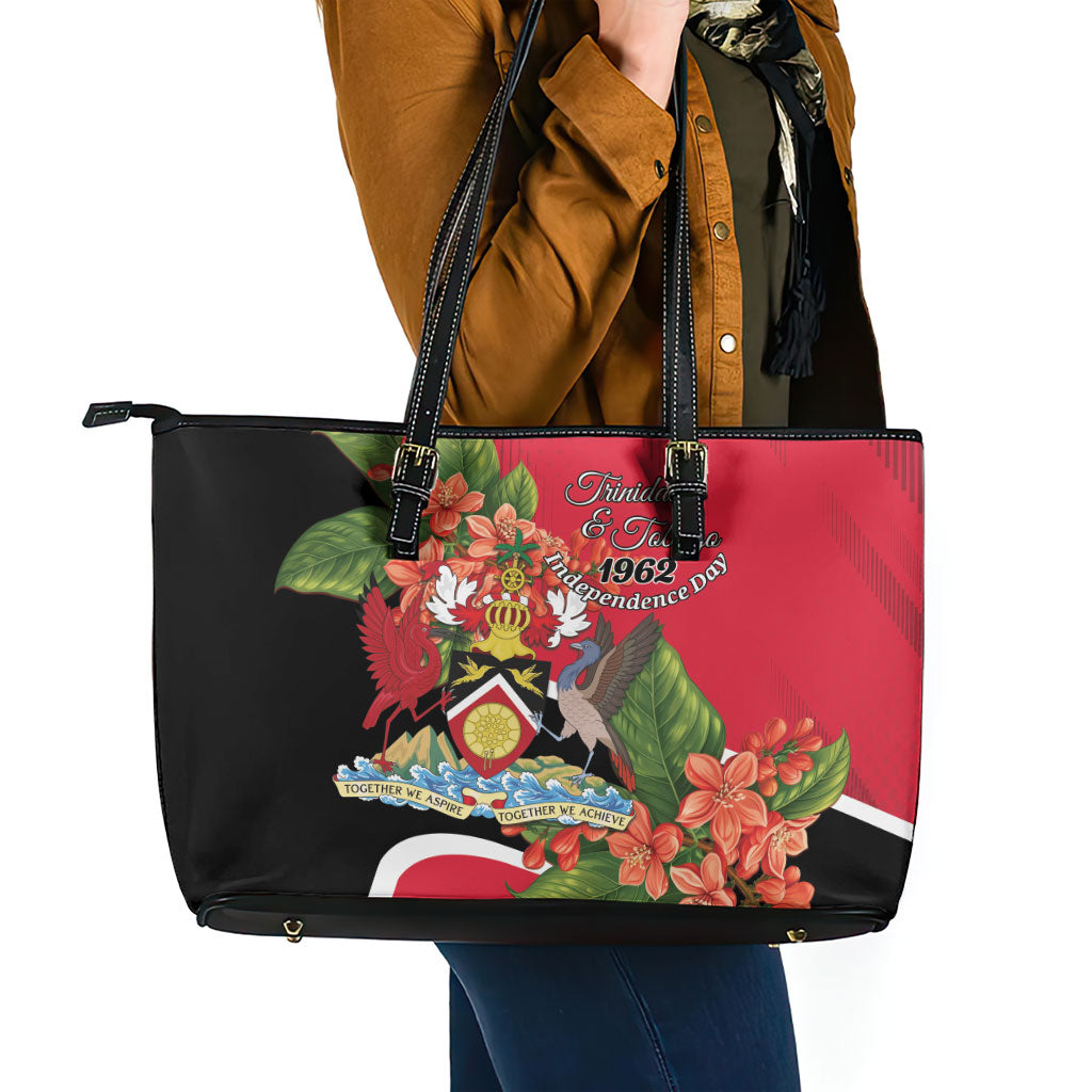 Trinidad and Tobago 1962 Leather Tote Bag Happy Independence Day