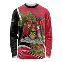 Personalised Trinidad and Tobago 1962 Long Sleeve Shirt Happy Independence Day
