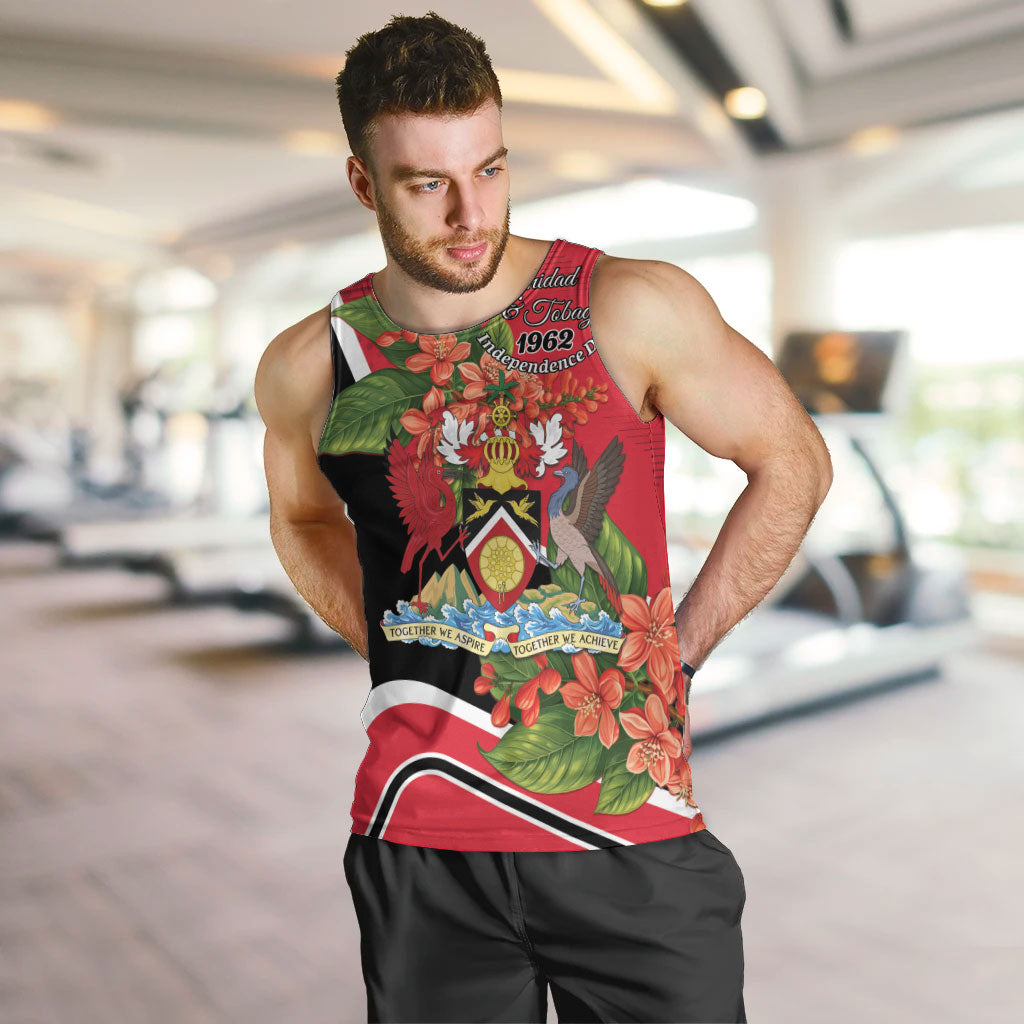 Personalised Trinidad and Tobago 1962 Men Tank Top Happy Independence Day