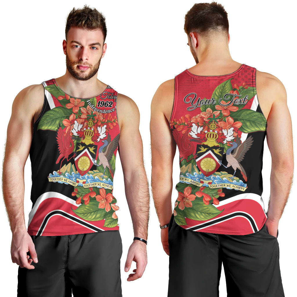 Personalised Trinidad and Tobago 1962 Men Tank Top Happy Independence Day