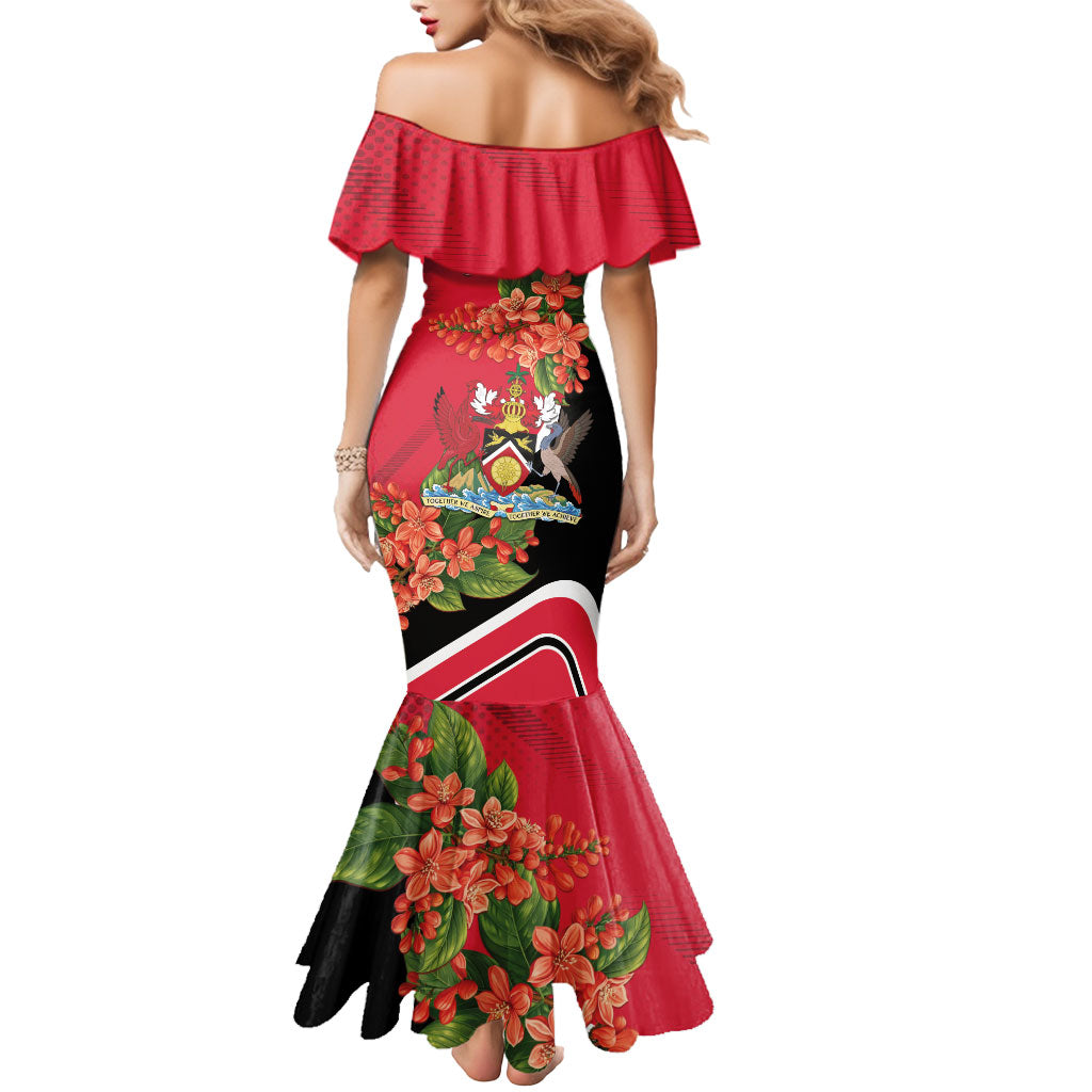 Personalised Trinidad and Tobago 1962 Mermaid Dress Happy Independence Day