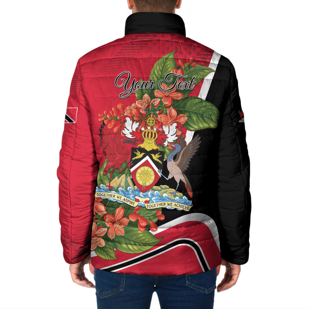 Personalised Trinidad and Tobago 1962 Padded Jacket Happy Independence Day