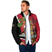 Personalised Trinidad and Tobago 1962 Padded Jacket Happy Independence Day