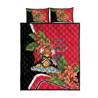 Trinidad and Tobago 1962 Quilt Bed Set Happy Independence Day