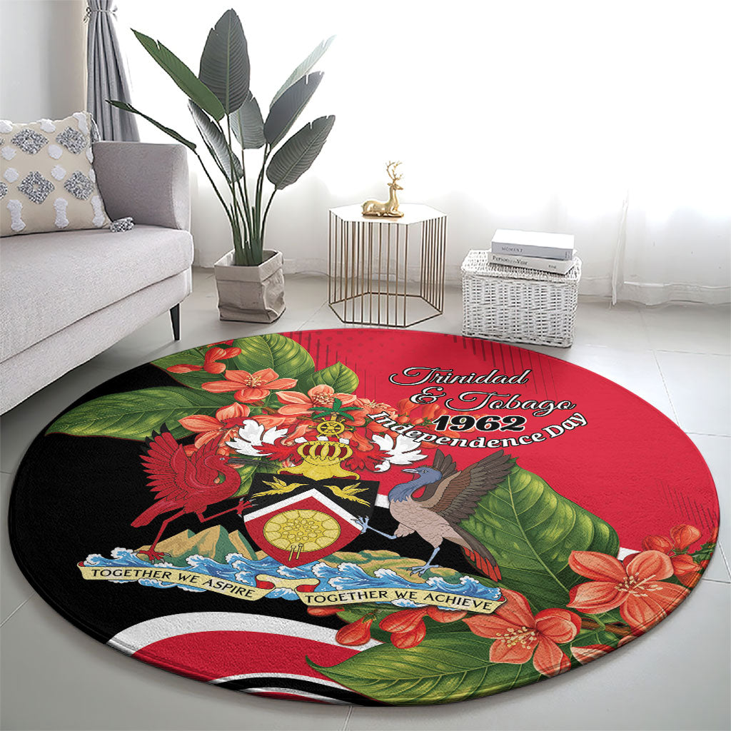 Trinidad and Tobago 1962 Round Carpet Happy Independence Day