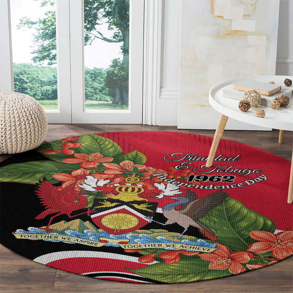 Trinidad and Tobago 1962 Round Carpet Happy Independence Day