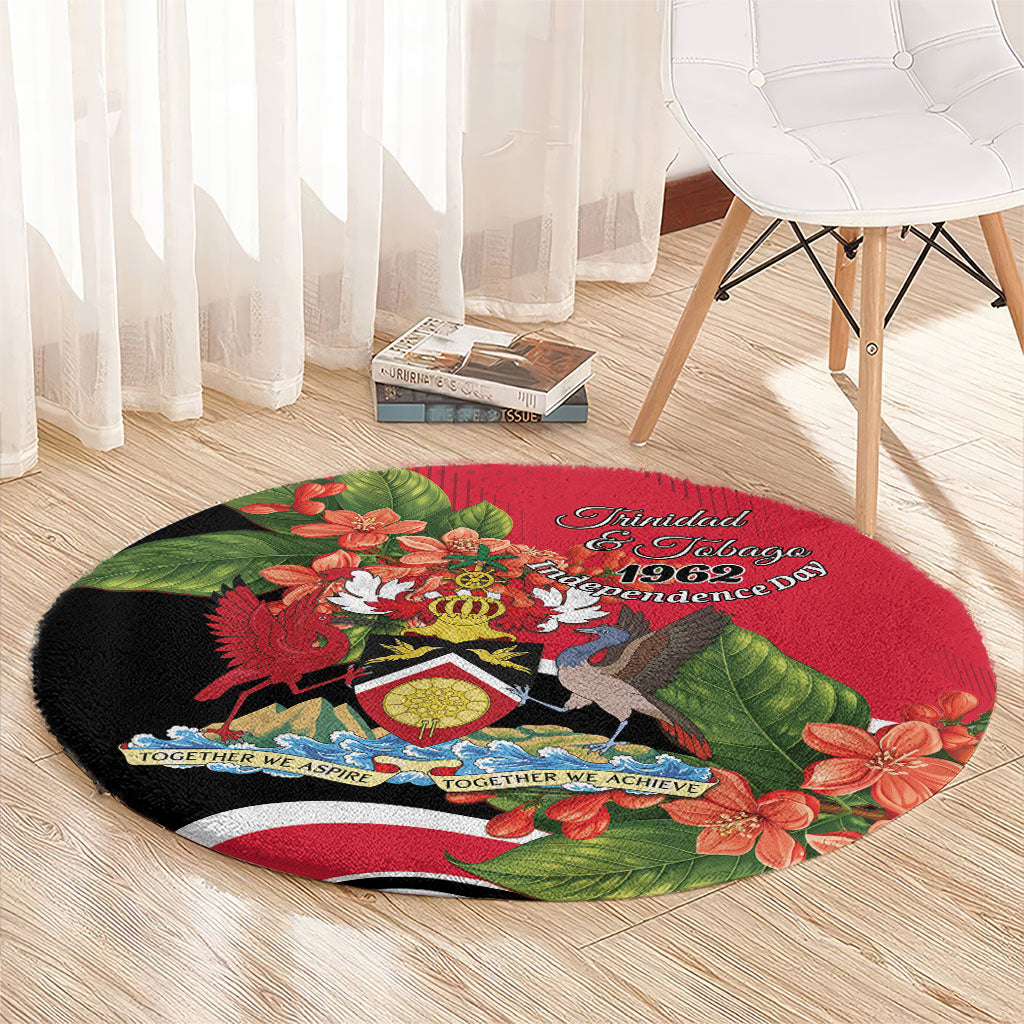 Trinidad and Tobago 1962 Round Carpet Happy Independence Day