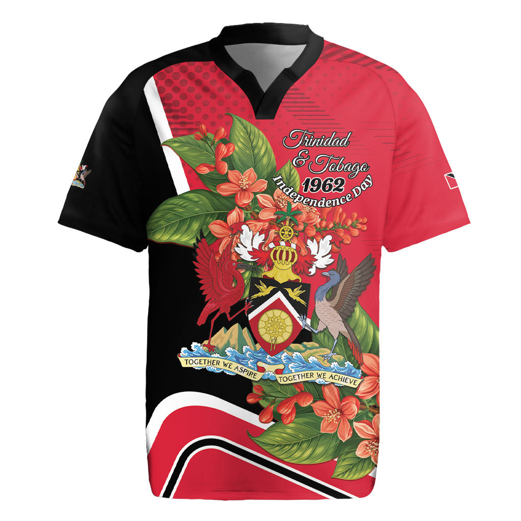 Personalised Trinidad and Tobago 1962 Rugby Jersey Happy Independence Day