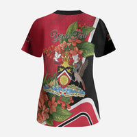 Personalised Trinidad and Tobago 1962 Scrub Top Happy Independence Day