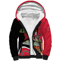 Personalised Trinidad and Tobago 1962 Sherpa Hoodie Happy Independence Day