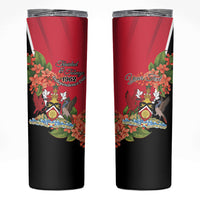 Personalised Trinidad and Tobago 1962 Skinny Tumbler Happy Independence Day