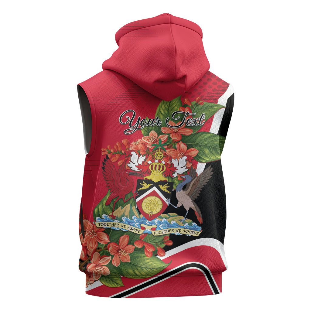 Personalised Trinidad and Tobago 1962 Sleeveless Hoodie Happy Independence Day