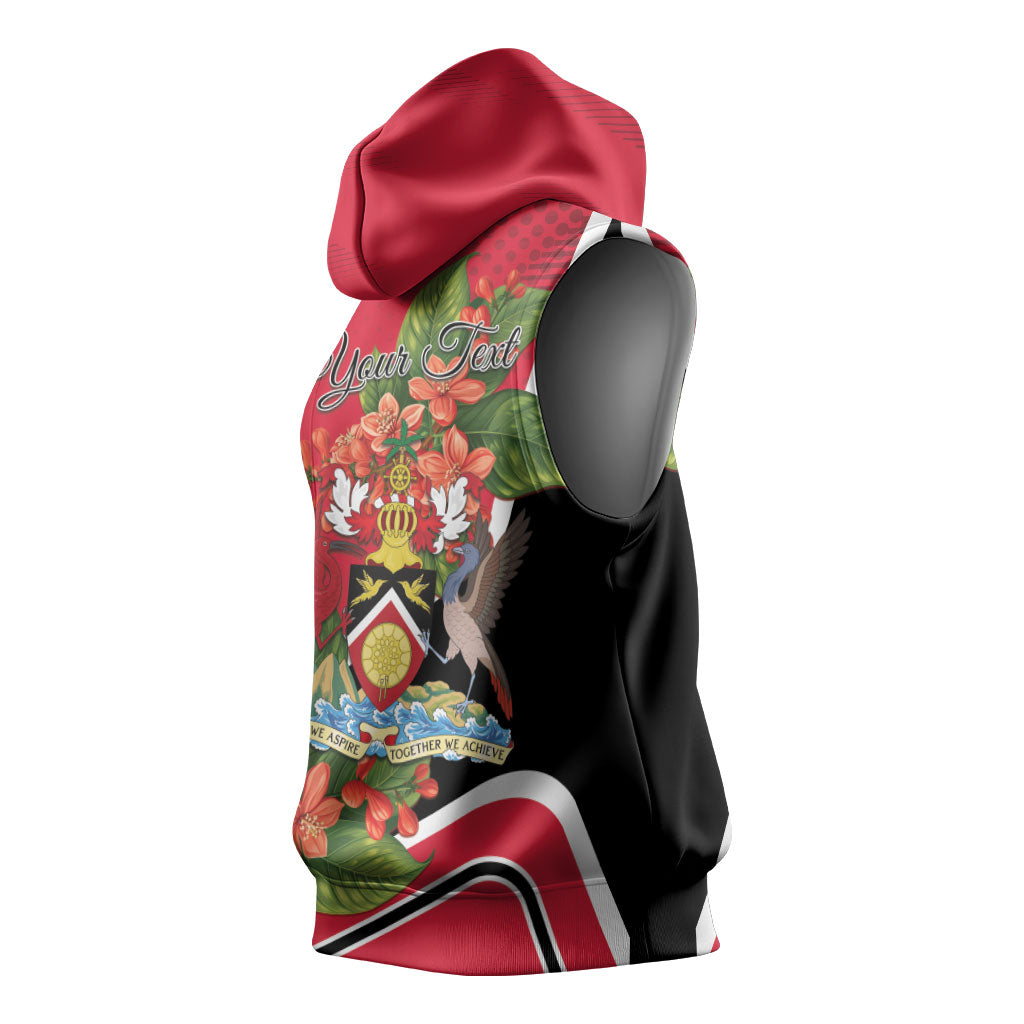 Personalised Trinidad and Tobago 1962 Sleeveless Hoodie Happy Independence Day