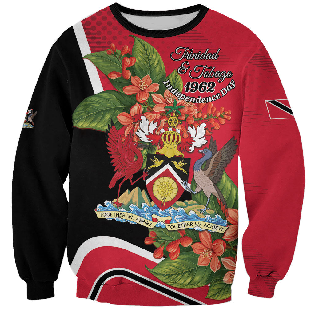 Personalised Trinidad and Tobago 1962 Sweatshirt Happy Independence Day