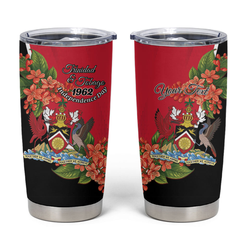 Personalised Trinidad and Tobago 1962 Tumbler Cup Happy Independence Day