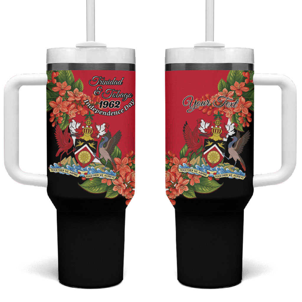 Personalised Trinidad and Tobago 1962 Tumbler With Handle Happy Independence Day