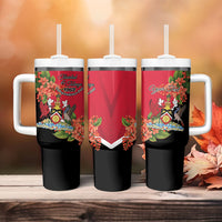 Personalised Trinidad and Tobago 1962 Tumbler With Handle Happy Independence Day