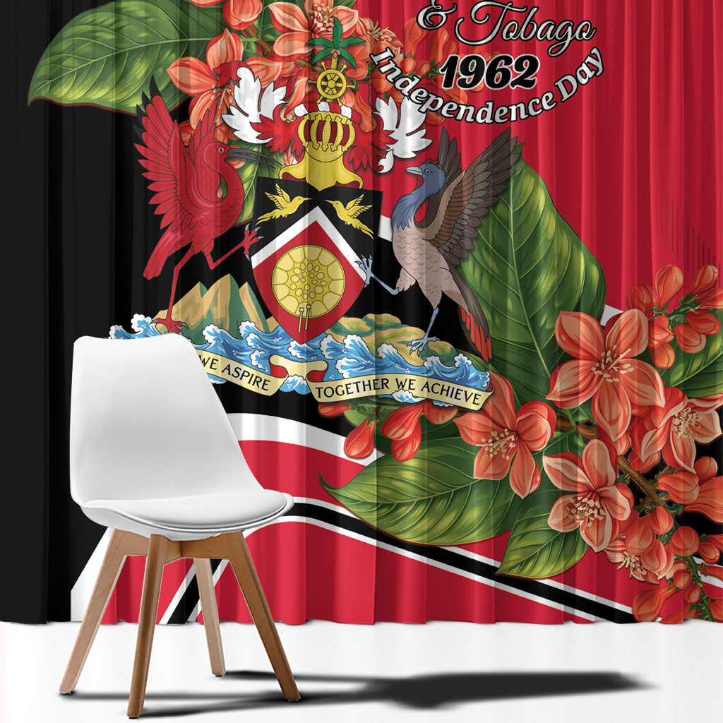 Trinidad and Tobago 1962 Window Curtain Happy Independence Day