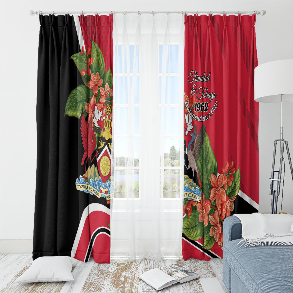 Trinidad and Tobago 1962 Window Curtain Happy Independence Day