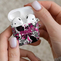 Pink Power Graffiti AirPods Case Breast Cancer Awareness - Wonder Print Shop
