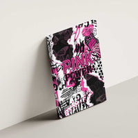 Pink Power Graffiti Canvas Wall Art Breast Cancer Awareness - Wonder Print Shop