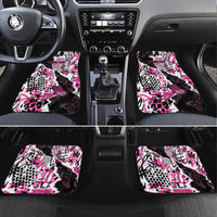 Pink Power Graffiti Car Mats Breast Cancer Awareness - Wonder Print Shop