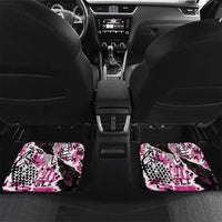 Pink Power Graffiti Car Mats Breast Cancer Awareness - Wonder Print Shop