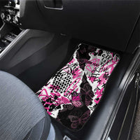 Pink Power Graffiti Car Mats Breast Cancer Awareness - Wonder Print Shop