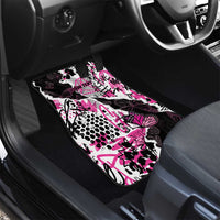 Pink Power Graffiti Car Mats Breast Cancer Awareness - Wonder Print Shop