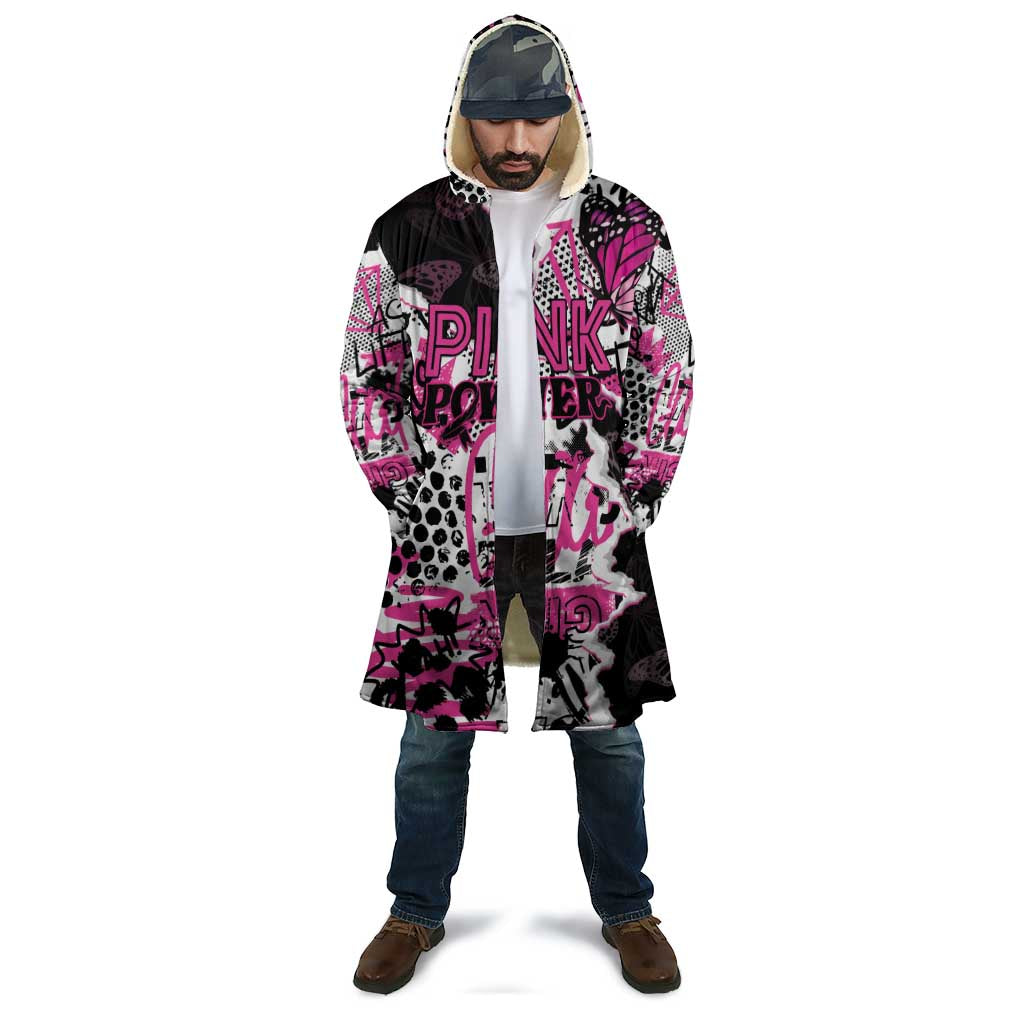 Personalized Pink Power Graffiti Cloak Breast Cancer Awareness - Wonder Print Shop